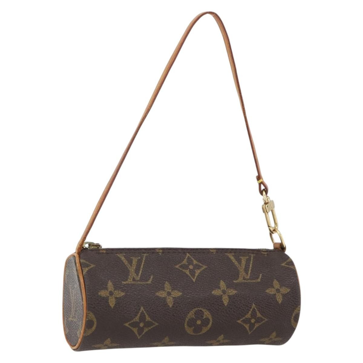 Louis Vuitton Papillon Pochette Monogram Canvas Brown Canvas Clutche & Pouche Bag (Pre-Owned)