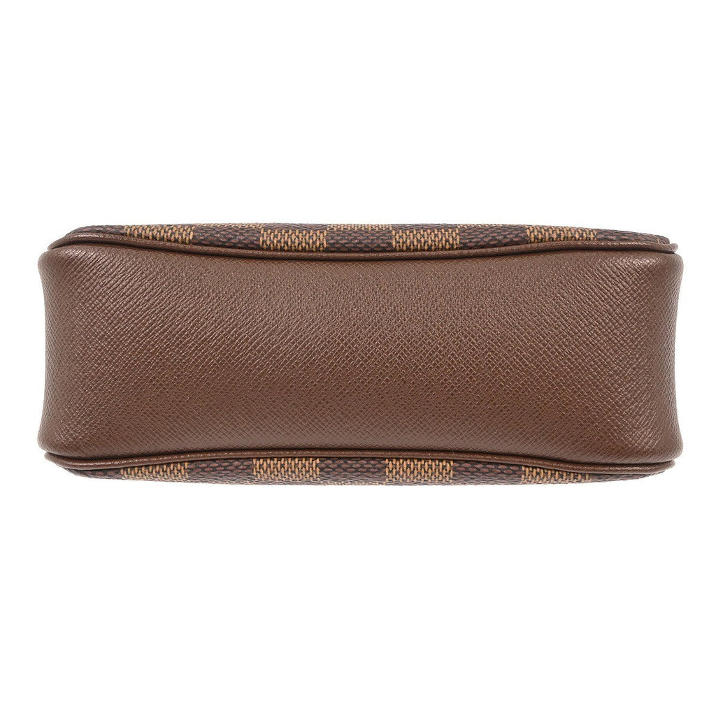 Louis Vuitton Trousse Make Up Bag Damier Canvas Brown Canvas Clutche & Pouche Bag (Pre-Owned)