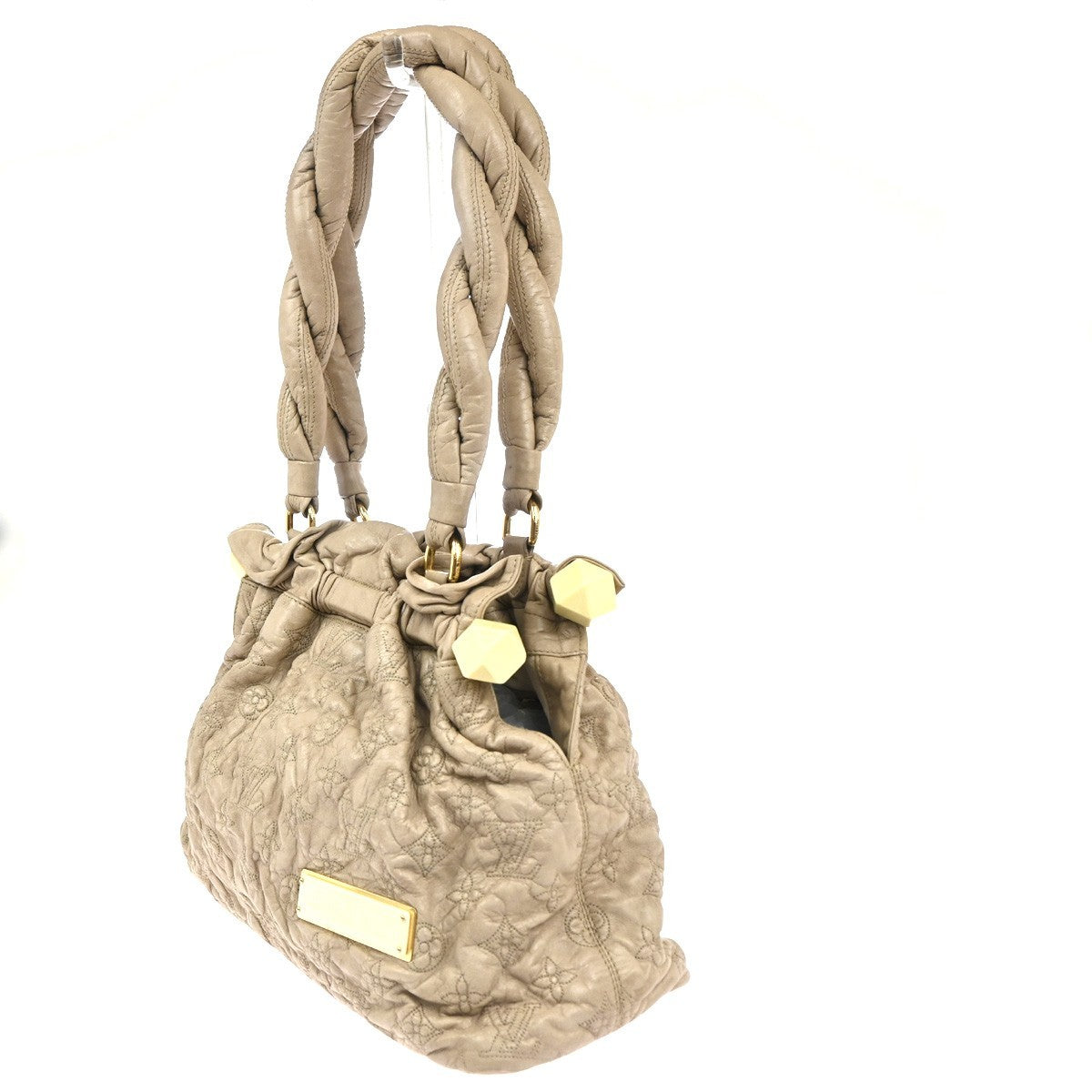Louis Vuitton Olympe Stratus Handbag Limited Edition Monogram Lambskin Beige Leather Shoulder Bag Bag (Pre-Owned)