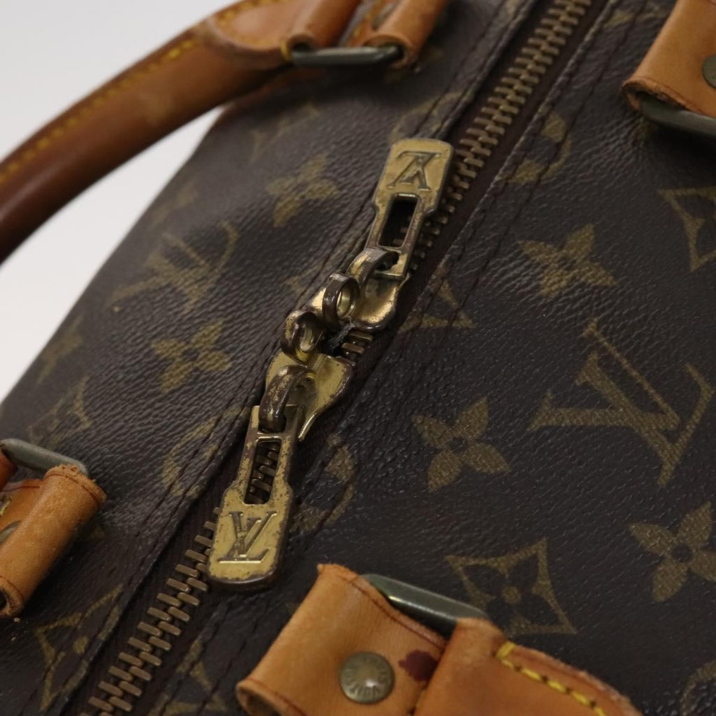 Louis Vuitton Keepall Bag Monogram Canvas Brown Canvas Bag (Pre-Owned)
