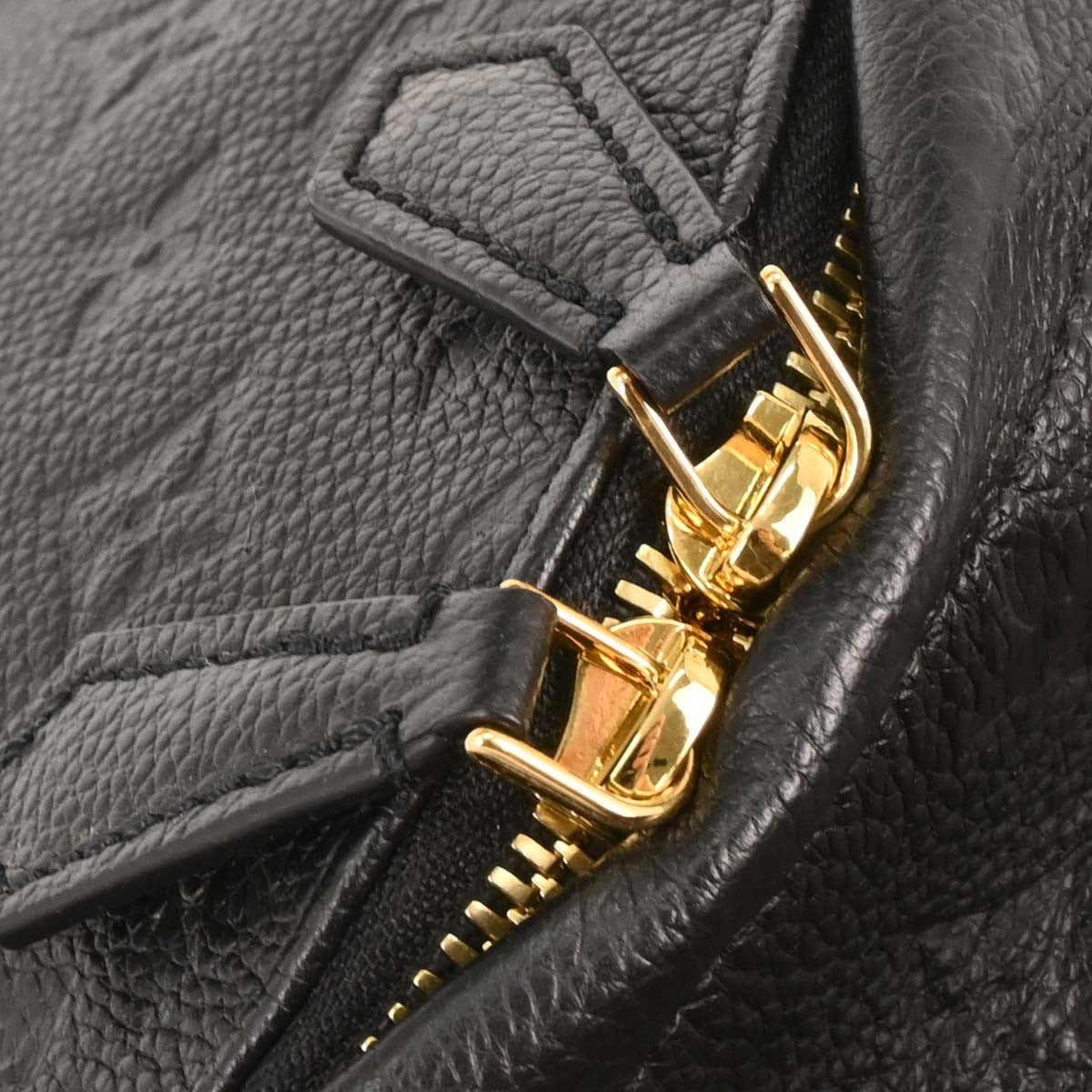 Louis Vuitton Sorbonne Backpack Monogram Empreinte Leather Black Leather Backpack Bag (Pre-Owned)