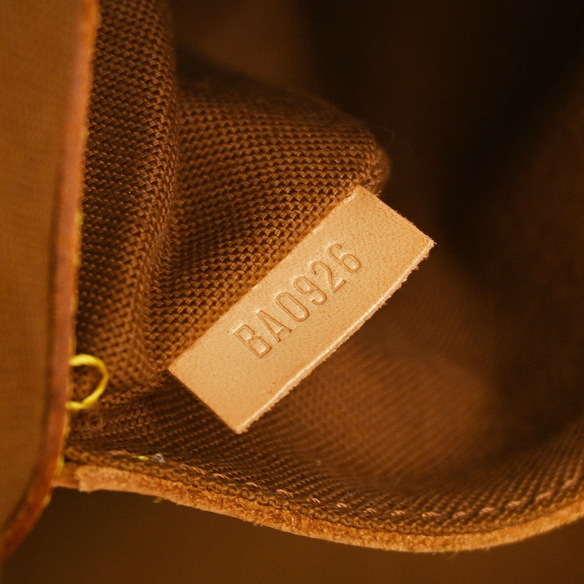 Louis Vuitton Alma Handbag Monogram Canvas Brown Canvas Handbag (Pre-Owned)