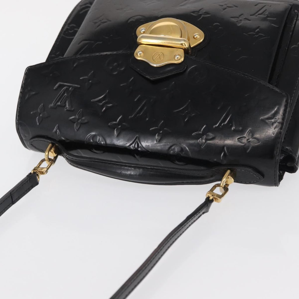 Louis Vuitton Mirada Handbag Monogram Vernis Black Patent_Leather Handbag (Pre-Owned)