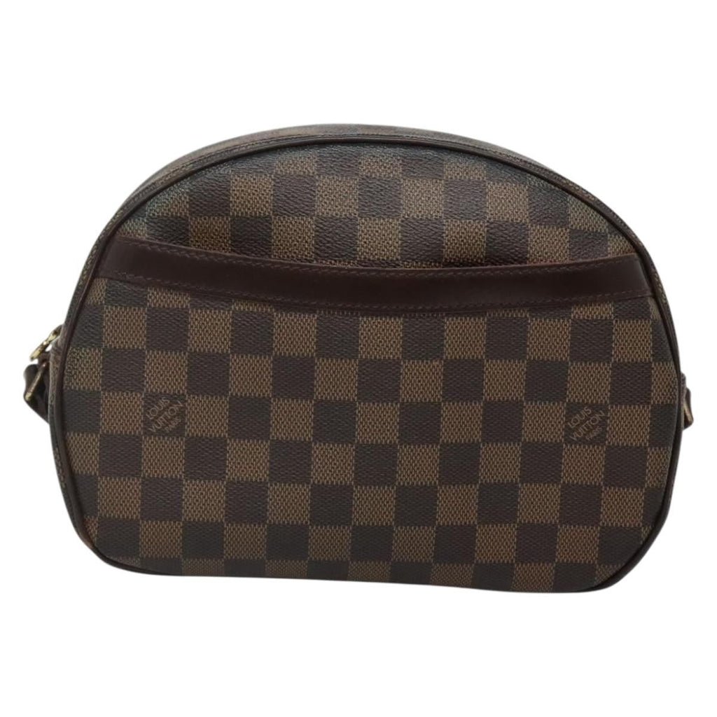 Louis Vuitton Blois Handbag Monogram Canvas Brown Canvas Shoulder Bag Bag (Pre-Owned)