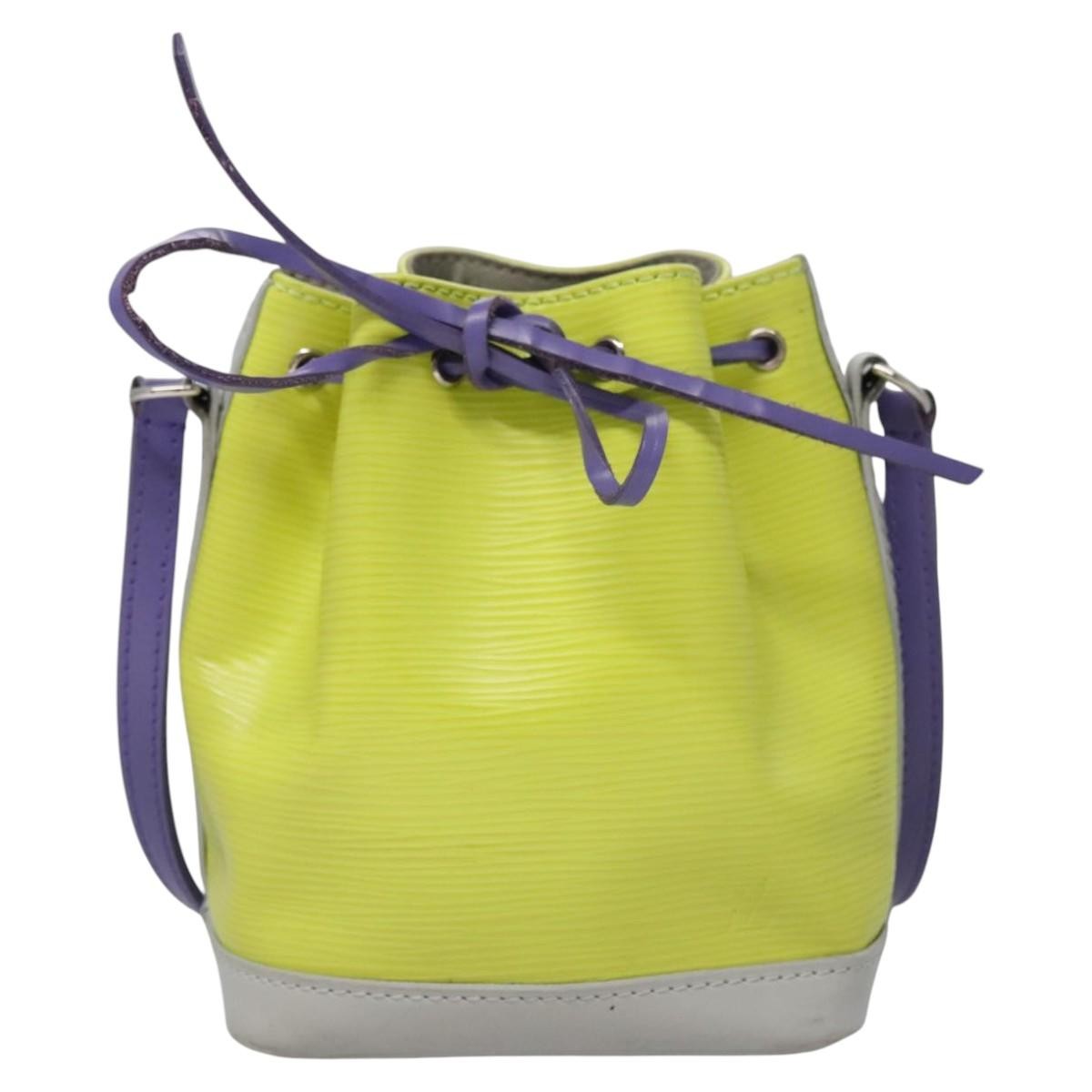 Louis Vuitton Neonoe Handbag Epi Leather Yellow Leather Bag (Pre-Owned)