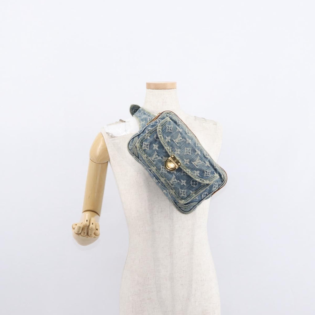 Louis Vuitton Bum Bag Denim Blue Denim_Jeans Shoulder Bag Bag (Pre-Owned)