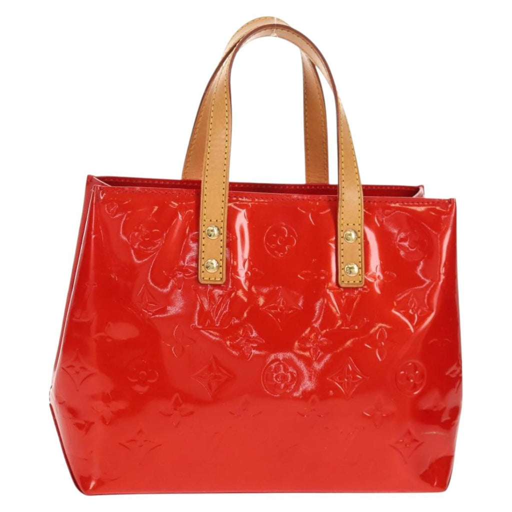 Louis Vuitton Reade Handbag Monogram Vernis Red Patent_Leather Handbag (Pre-Owned)