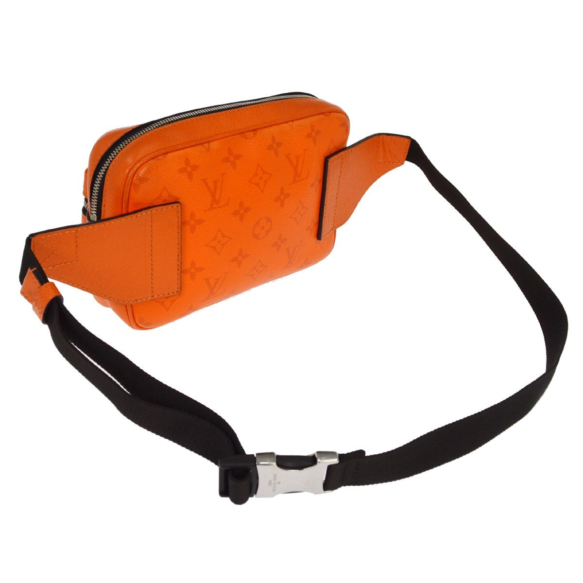 Louis Vuitton Outdoor Bumbag Monogram Taigarama Orange Leather Clutche & Pouche Bag (Pre-Owned)