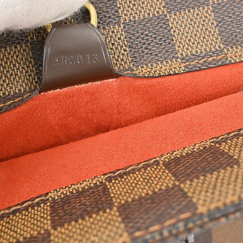 Louis Vuitton Parioli Handbag Damier Brown Canvas Tote Bag Bag (Pre-Owned)