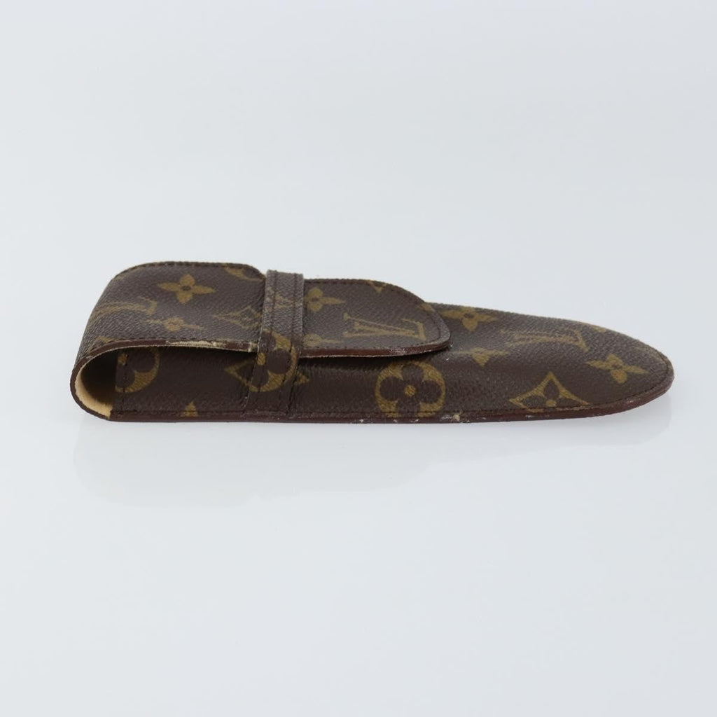 Louis Vuitton Etui À Lunette Canvas Brown Canvas Card Holders Accessory (Pre-Owned)