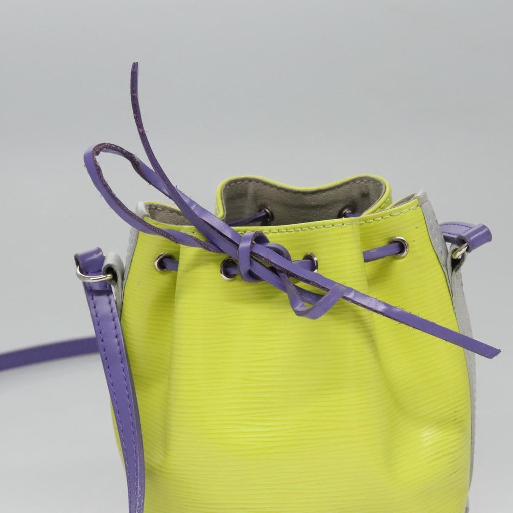 Louis Vuitton Neonoe Handbag Epi Leather Yellow Leather Bag (Pre-Owned)
