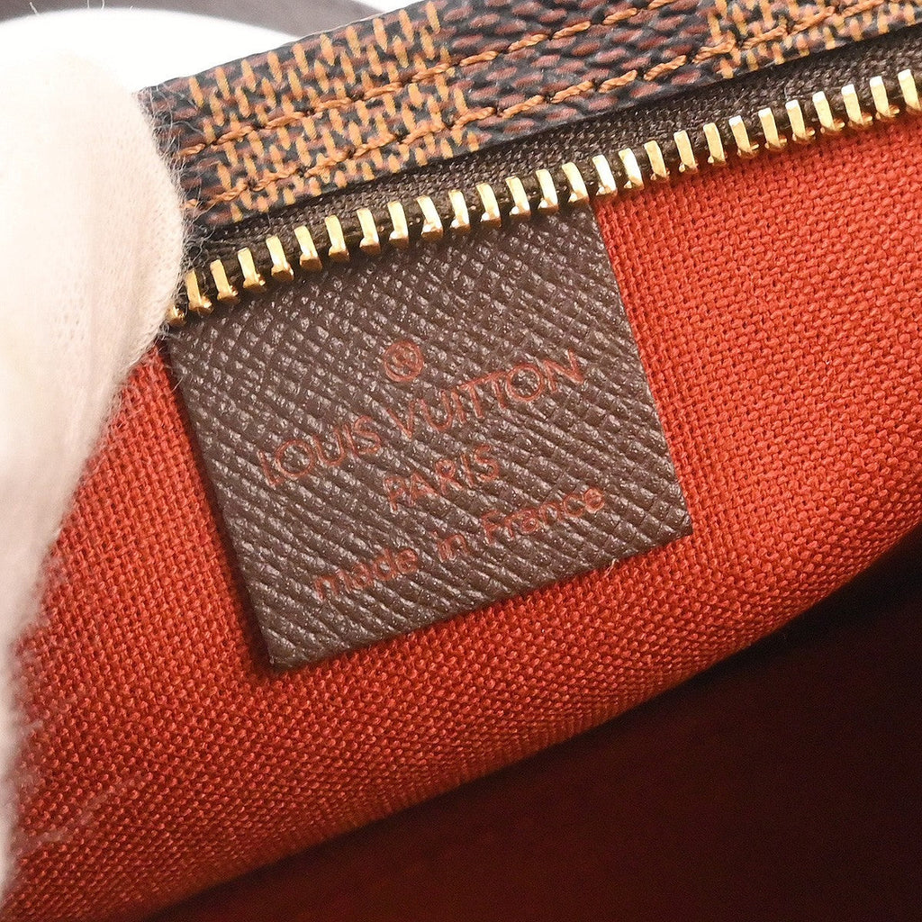 Louis Vuitton Trousse Make Up Bag Damier Canvas Brown Canvas Clutche & Pouche Bag (Pre-Owned)