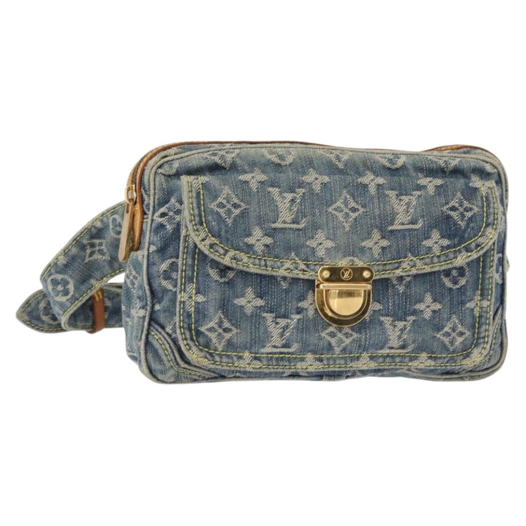 Louis Vuitton Bum Bag Denim Blue Denim_Jeans Shoulder Bag Bag (Pre-Owned)