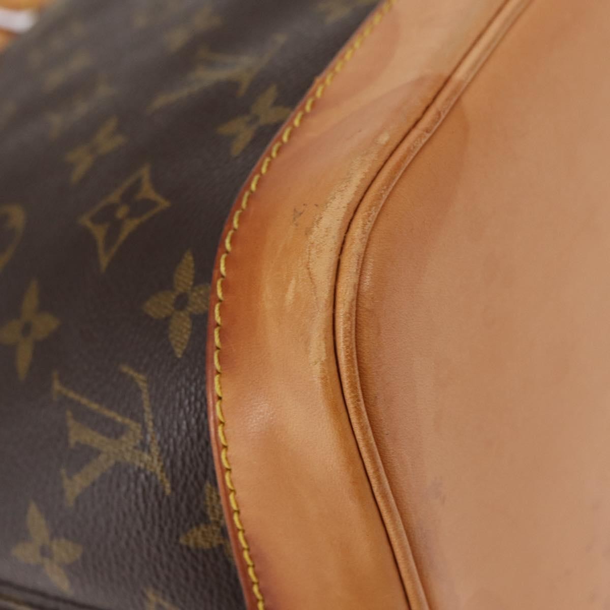 Louis Vuitton Alma Handbag Monogram Canvas Brown Canvas Handbag (Pre-Owned)