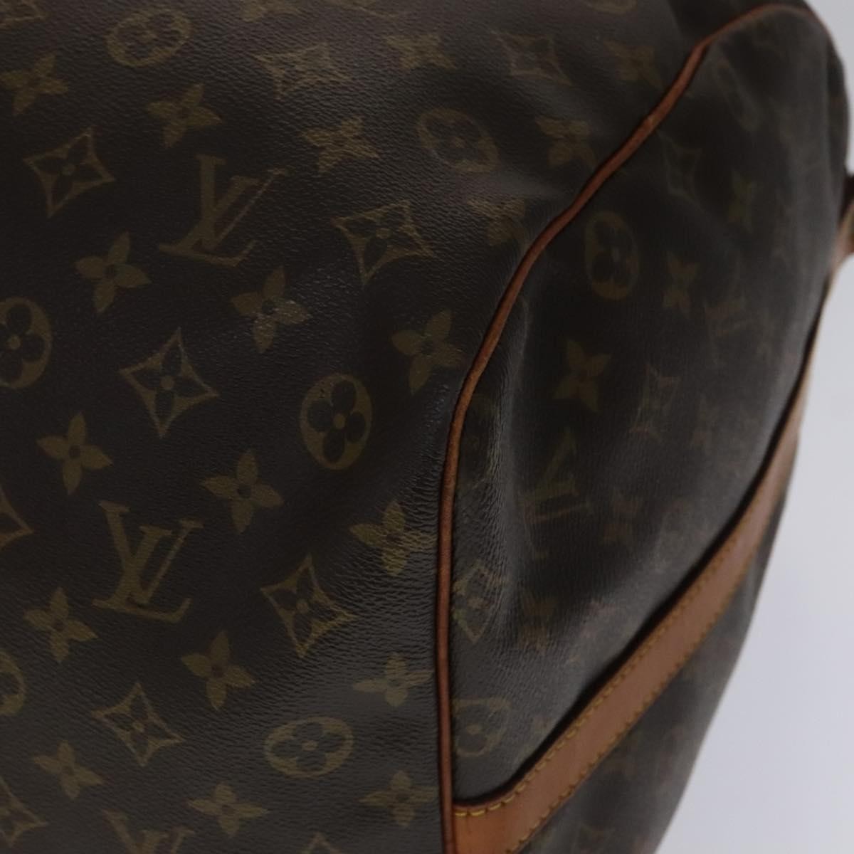 Louis Vuitton Keepall Bandouliere Bag Monogram Canvas Brown Canvas Bag (Pre-Owned)