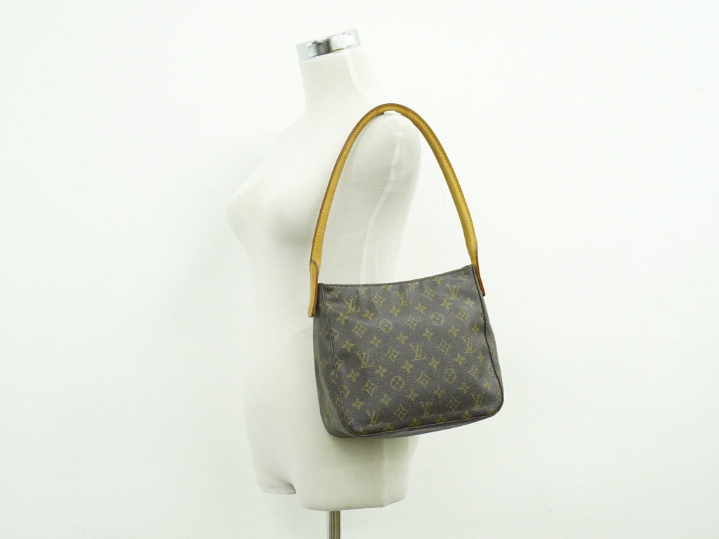 Louis Vuitton Monogram Looping Handbag Monogram Canvas Brown Canvas Shoulder Bag Bag (Pre-Owned)