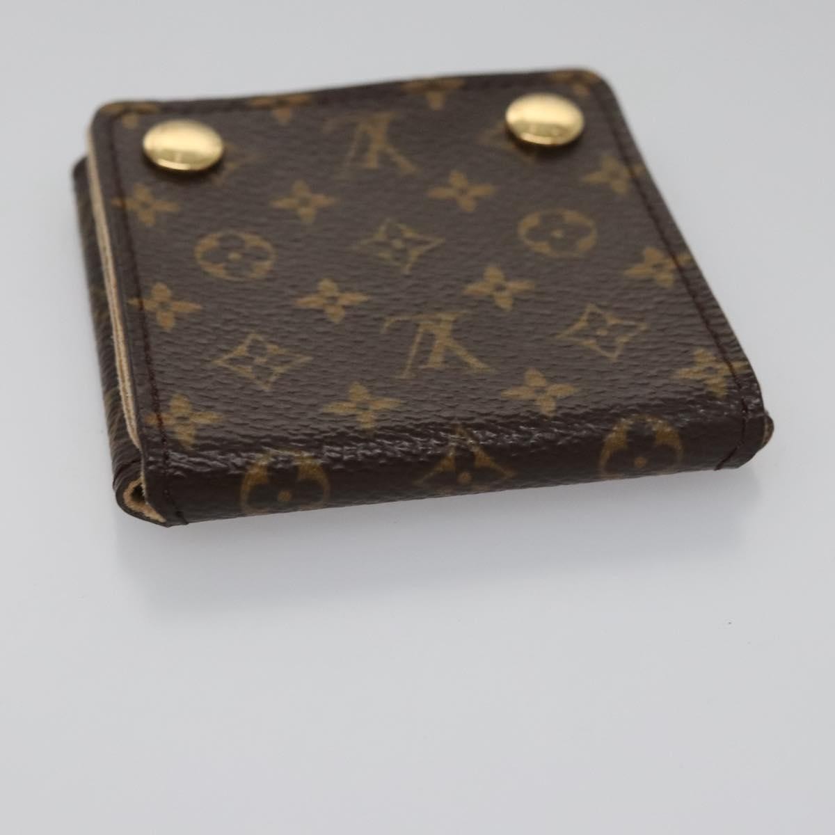 Louis Vuitton Case Jewelry Box Canvas Brown Canvas Wallets Accessory (Pre-Owned)