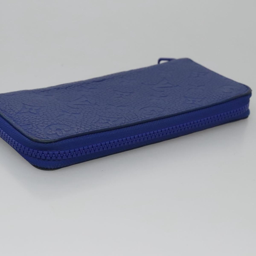 Louis Vuitton Portefeuille Zippy Monogramme Empreinte Monogramme Empreinte Blue Leather Wallets Accessory (Pre-Owned)