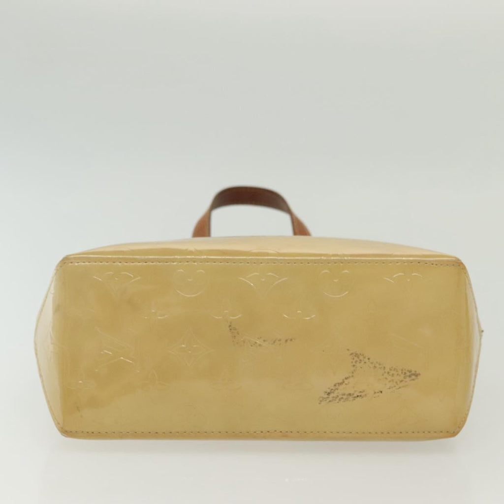 Louis Vuitton Reade Handbag Monogram Vernis Beige Patent_Leather Handbag (Pre-Owned)