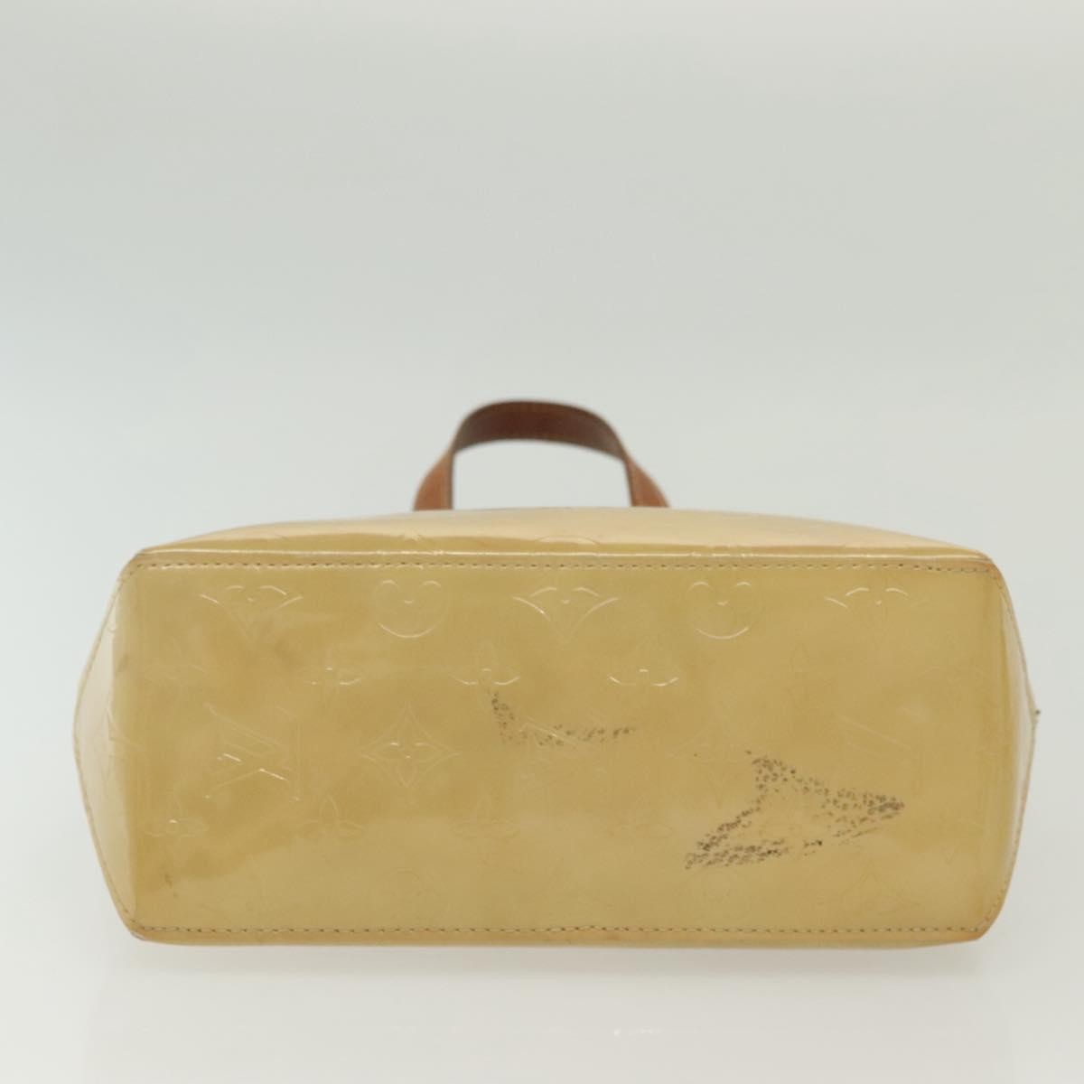 Louis Vuitton Reade Handbag Monogram Vernis Beige Patent_Leather Handbag (Pre-Owned)
