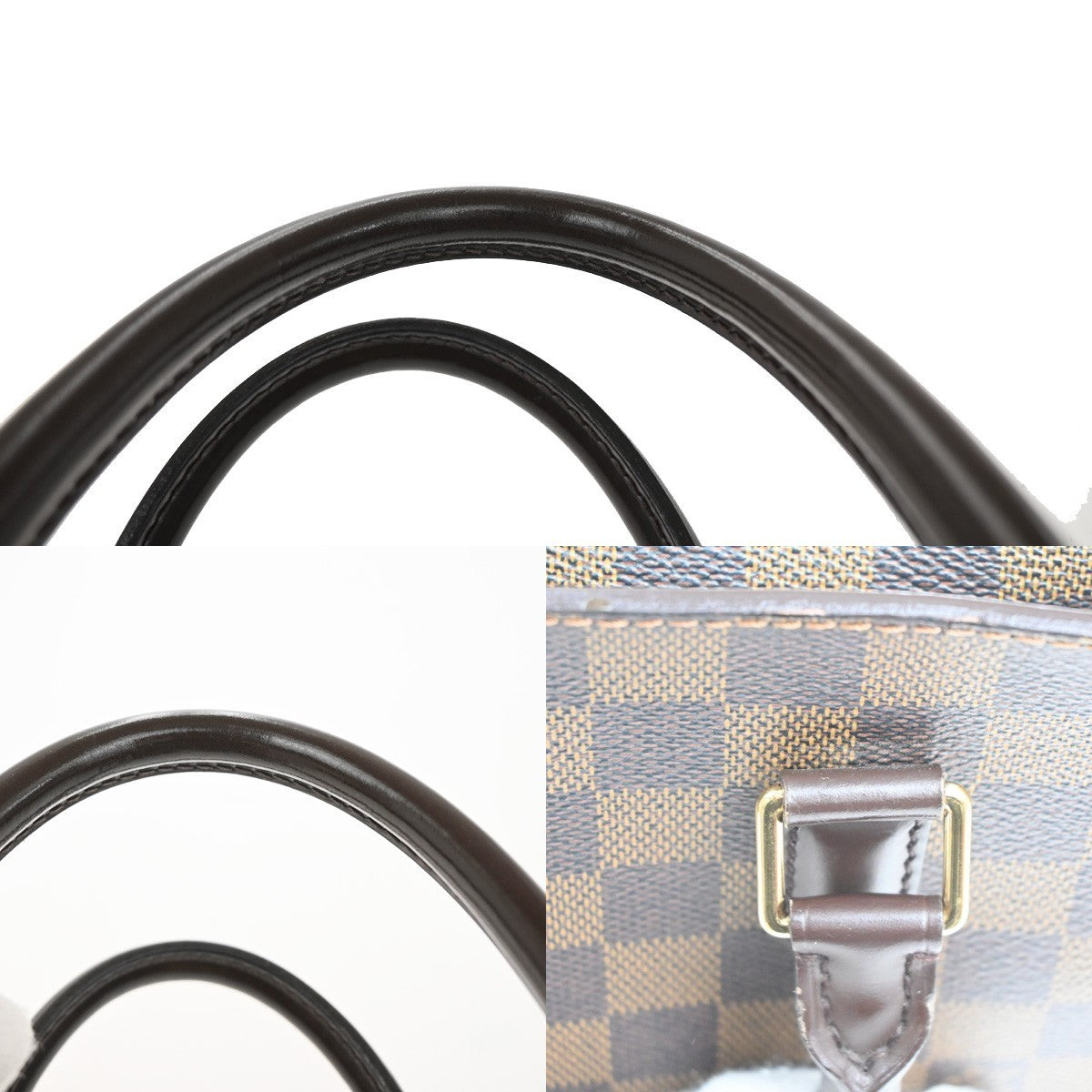 Louis Vuitton Triana Bag Damier Brown Canvas Handbag (Pre-Owned)