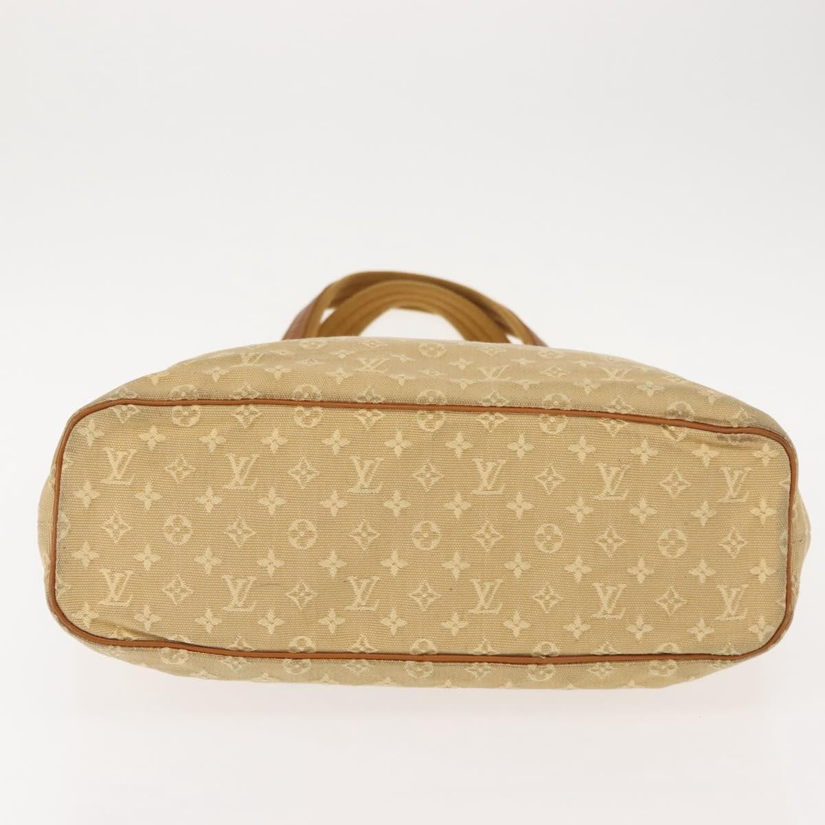Louis Vuitton Lucille Handbag Mini Lin Beige Canvas Tote Bag Bag (Pre-Owned)
