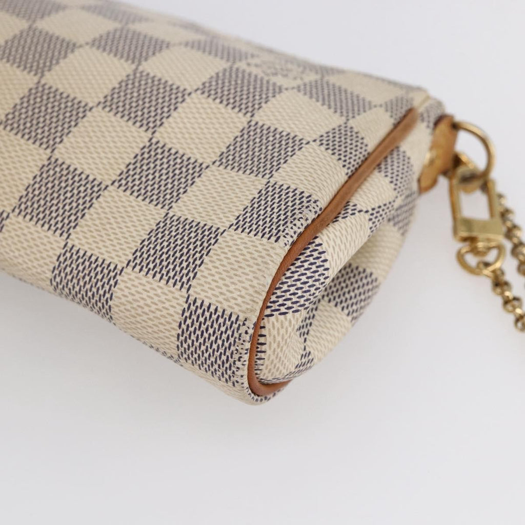 Louis Vuitton Eva Handbag Damier Beige Canvas Bag (Pre-Owned)