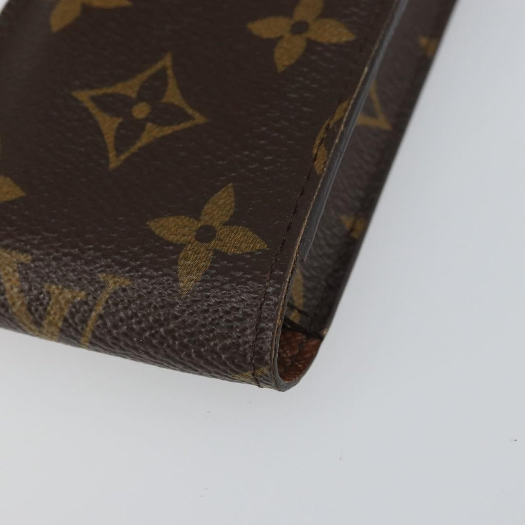 Louis Vuitton Etui Cigarette Case Monogram Canvas Brown Canvas Wallets Accessory (Pre-Owned)