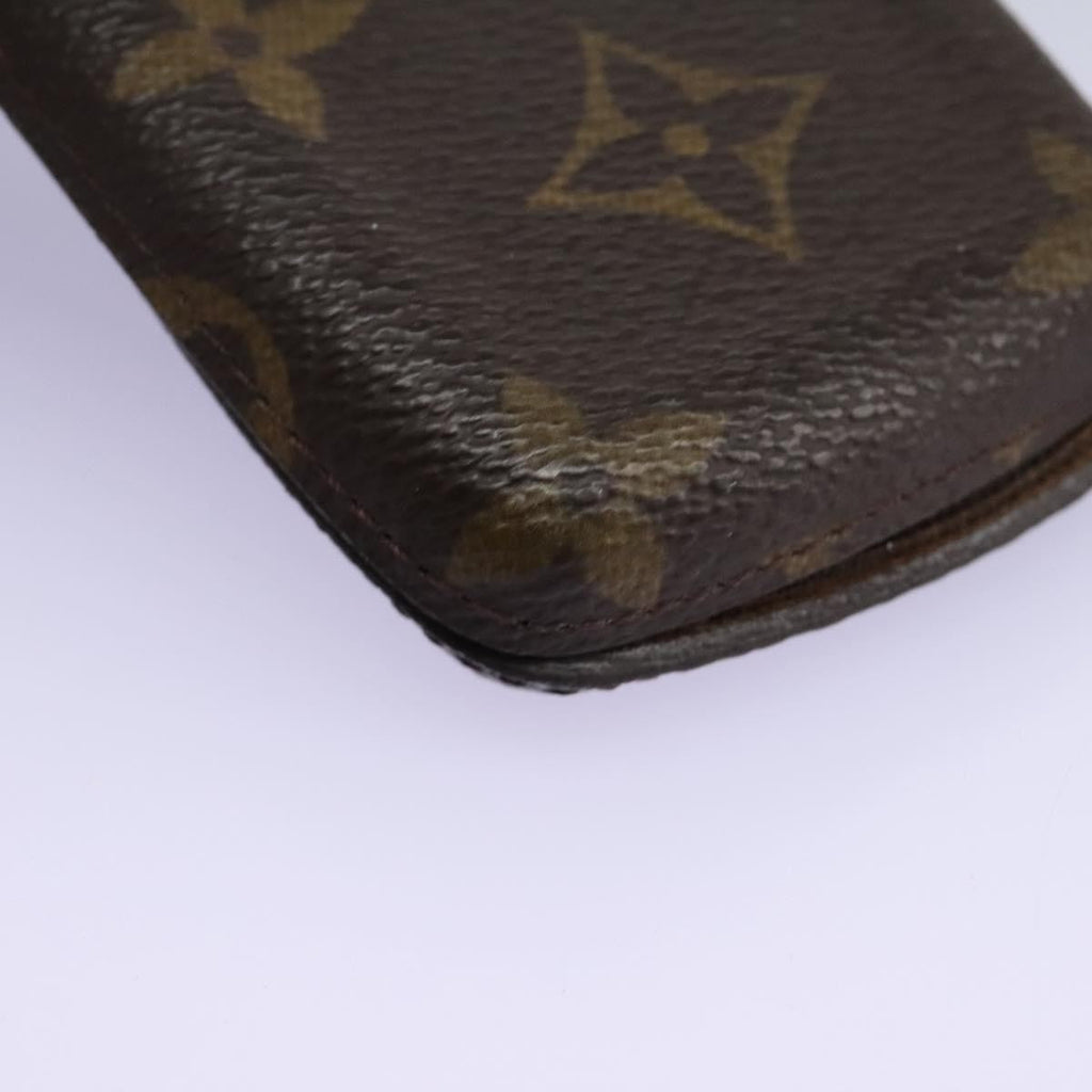 Louis Vuitton Étui Téléphone Monogram Canvas Brown Canvas Tech Accessory Accessory (Pre-Owned)
