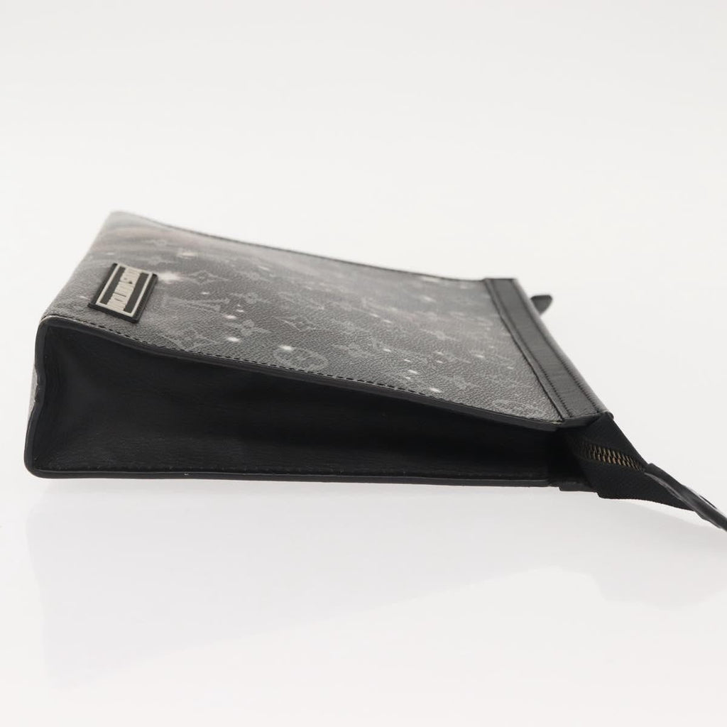 Louis Vuitton Pochette Voyage Monogram Eclipse Canvas Gray Canvas Clutche & Pouche Bag (Pre-Owned)