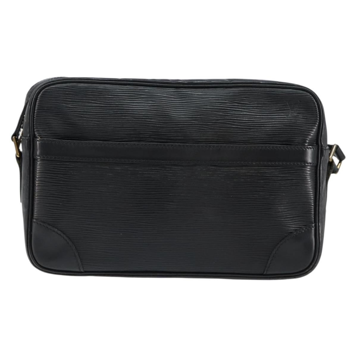 Louis Vuitton Trocadero Handbag Epi Leather Black Leather Shoulder Bag Bag (Pre-Owned)