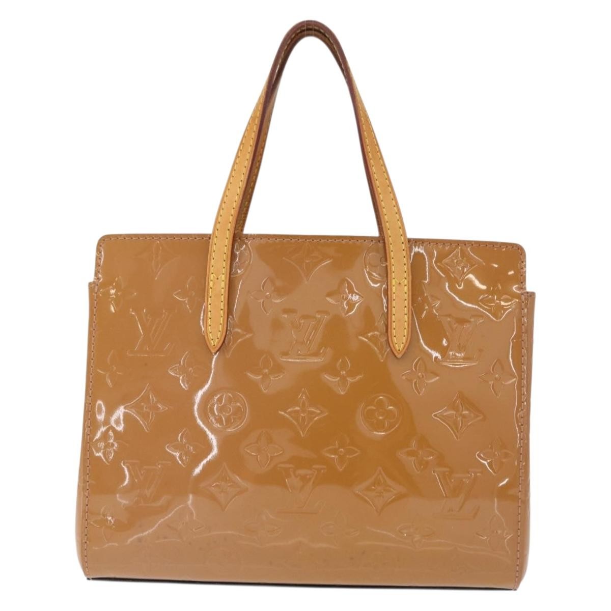 Louis Vuitton Catalina Handbag Monogram Vernis Pink Patent_Leather Handbag (Pre-Owned)