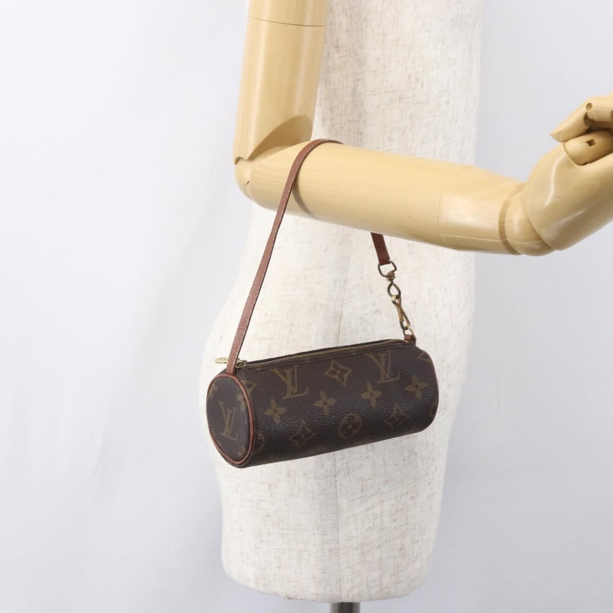 Louis Vuitton Papillon Pochette Monogram Canvas Brown Canvas Clutche & Pouche Bag (Pre-Owned)