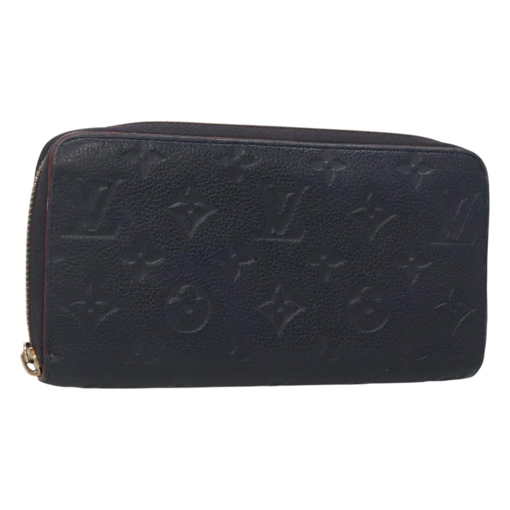 Louis Vuitton Portefeuille Zippy Monogramme Empreinte Monogramme Empreinte Navy Leather Wallets Accessory (Pre-Owned)