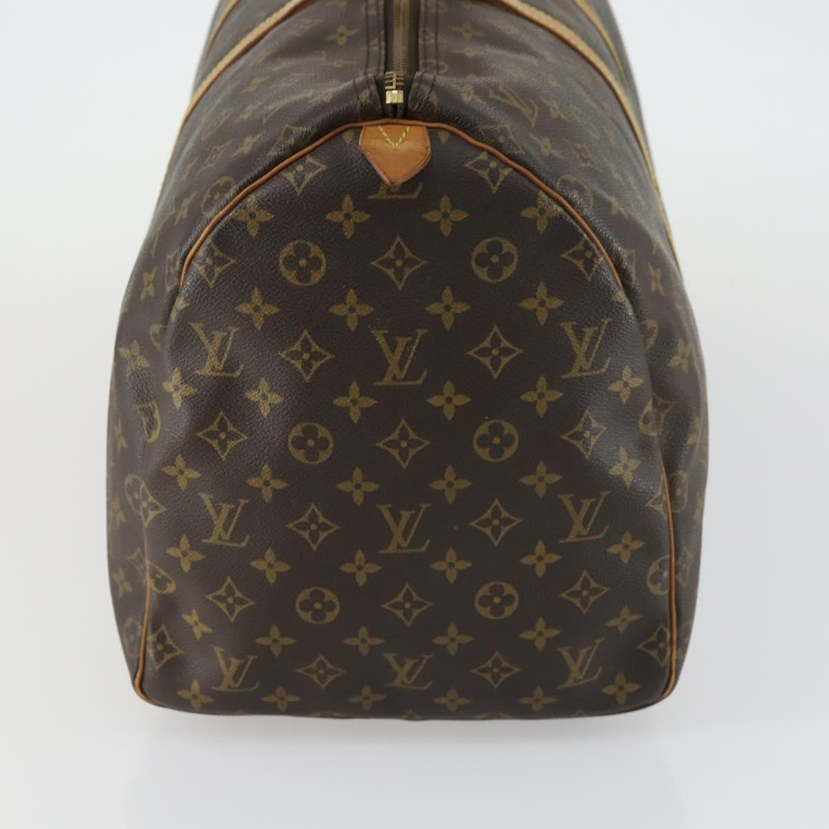 Louis Vuitton Keepall Bag Monogram Canvas Brown Canvas Travel Bag Bag (Pre-Owned)