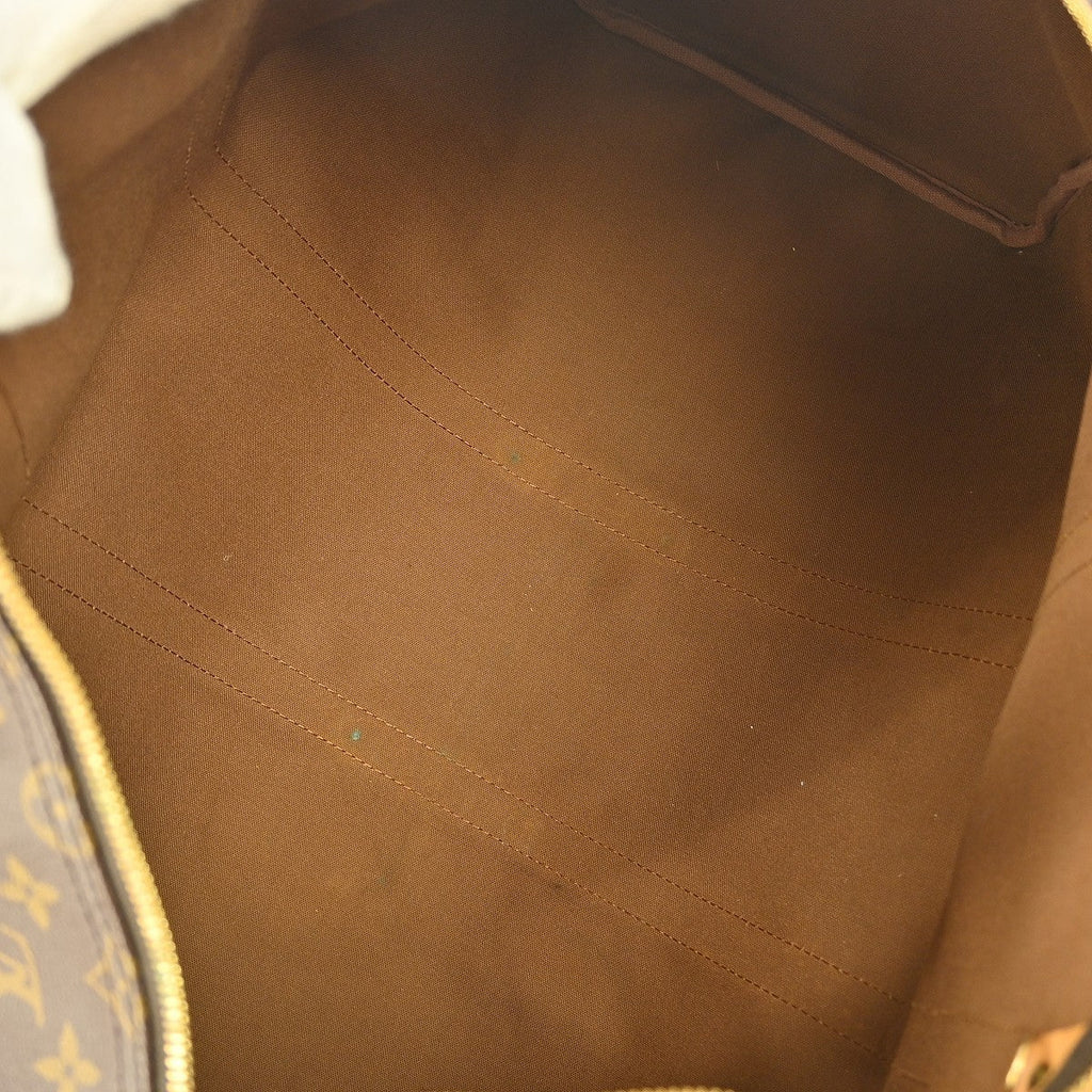 Louis Vuitton Keepall Bag Monogram Canvas Brown Canvas Travel Bag Bag (Pre-Owned)