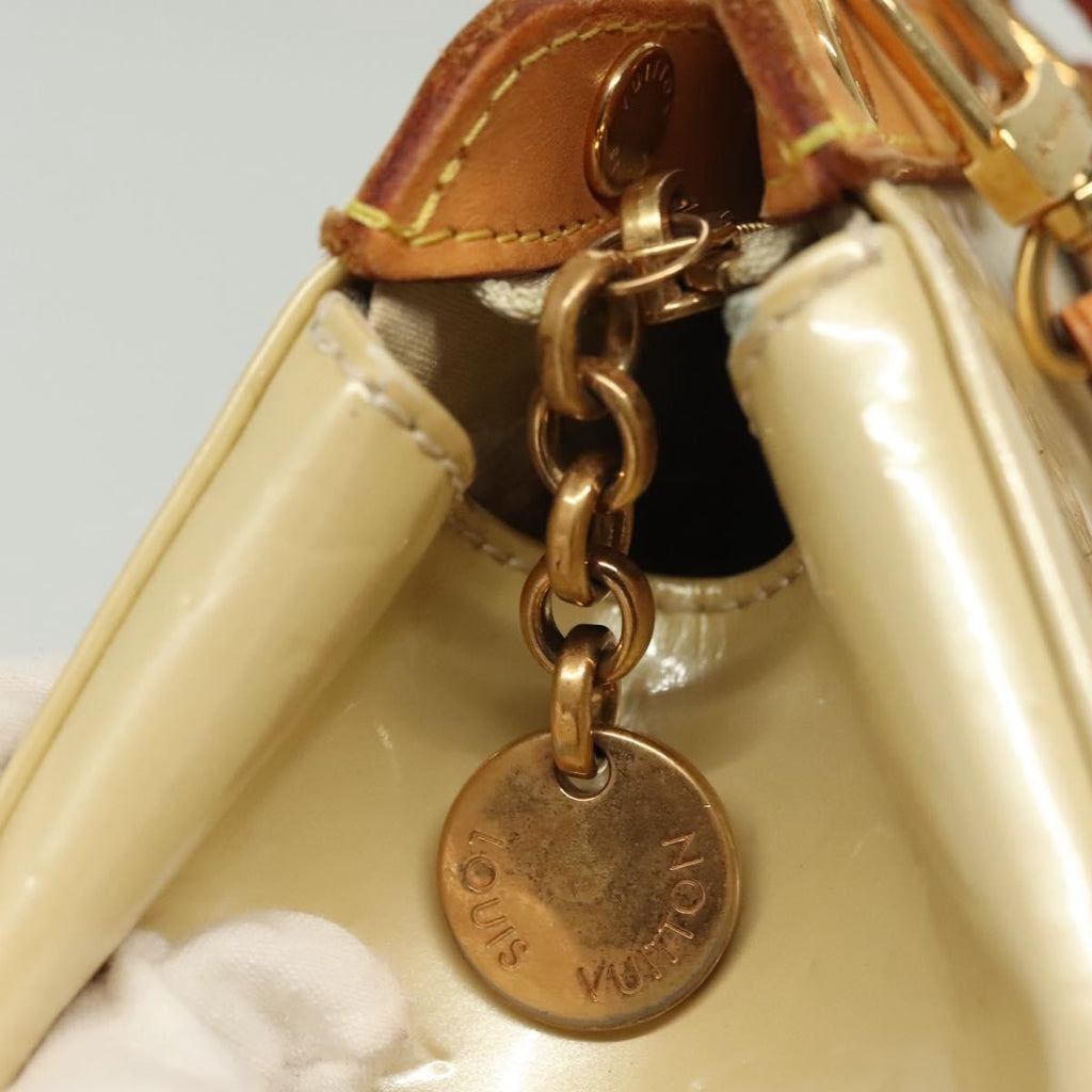 Louis Vuitton Blair Monogram Vernis Beige Patent_Leather Handbag (Pre-Owned)