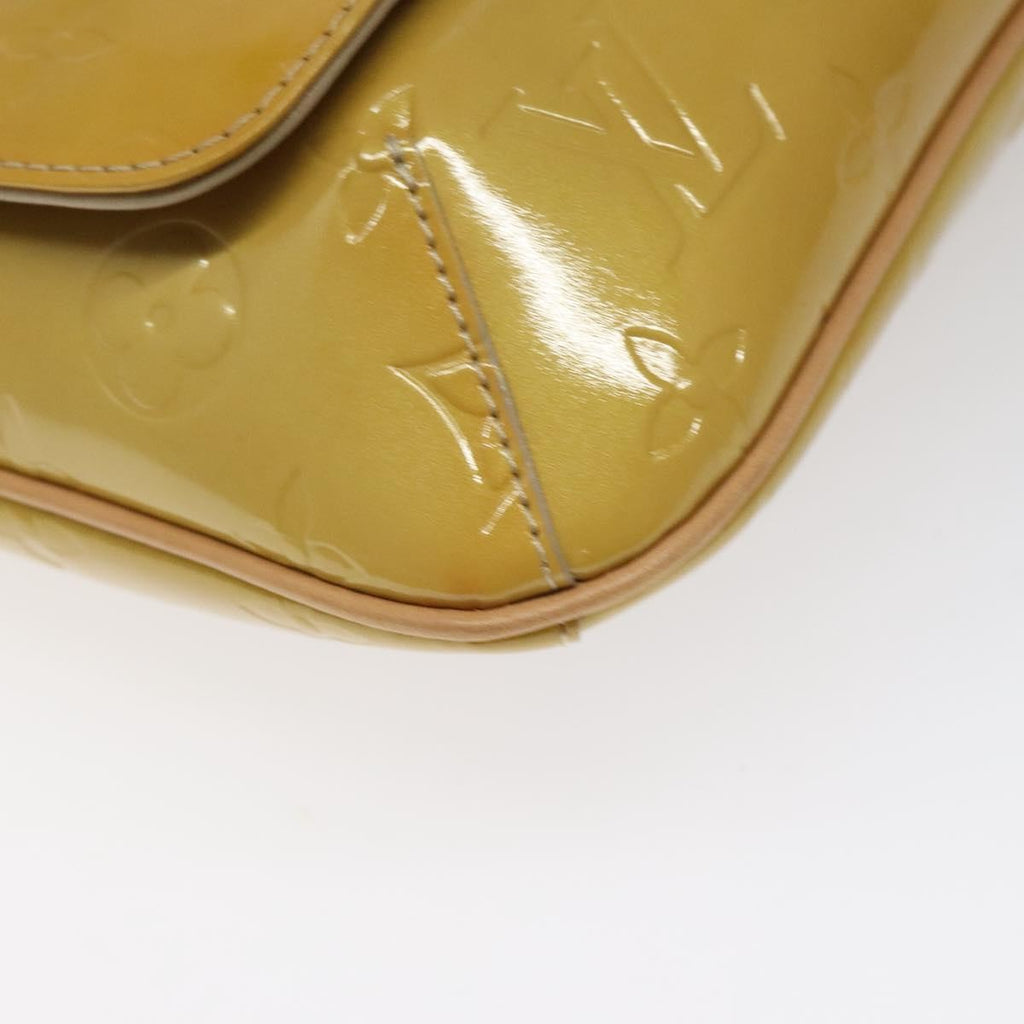 Louis Vuitton Thompson Street Handbag Monogram Vernis Beige Patent_Leather Bag (Pre-Owned)