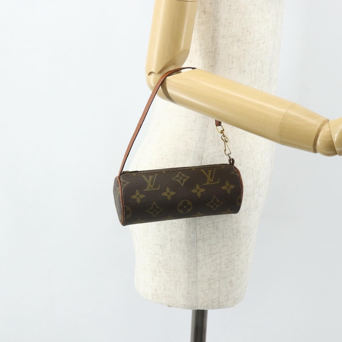 Louis Vuitton Papillon Pochette Monogram Canvas Brown Canvas Clutche & Pouche Bag (Pre-Owned)