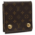 Louis Vuitton Case Jewelry Box Canvas Brown Canvas Wallets Accessory (Pre-Owned)