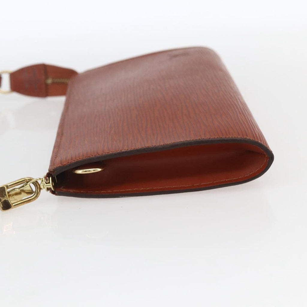 Louis Vuitton Pochette Accessoires Epi Leather Brown Leather Clutche & Pouche Bag (Pre-Owned)