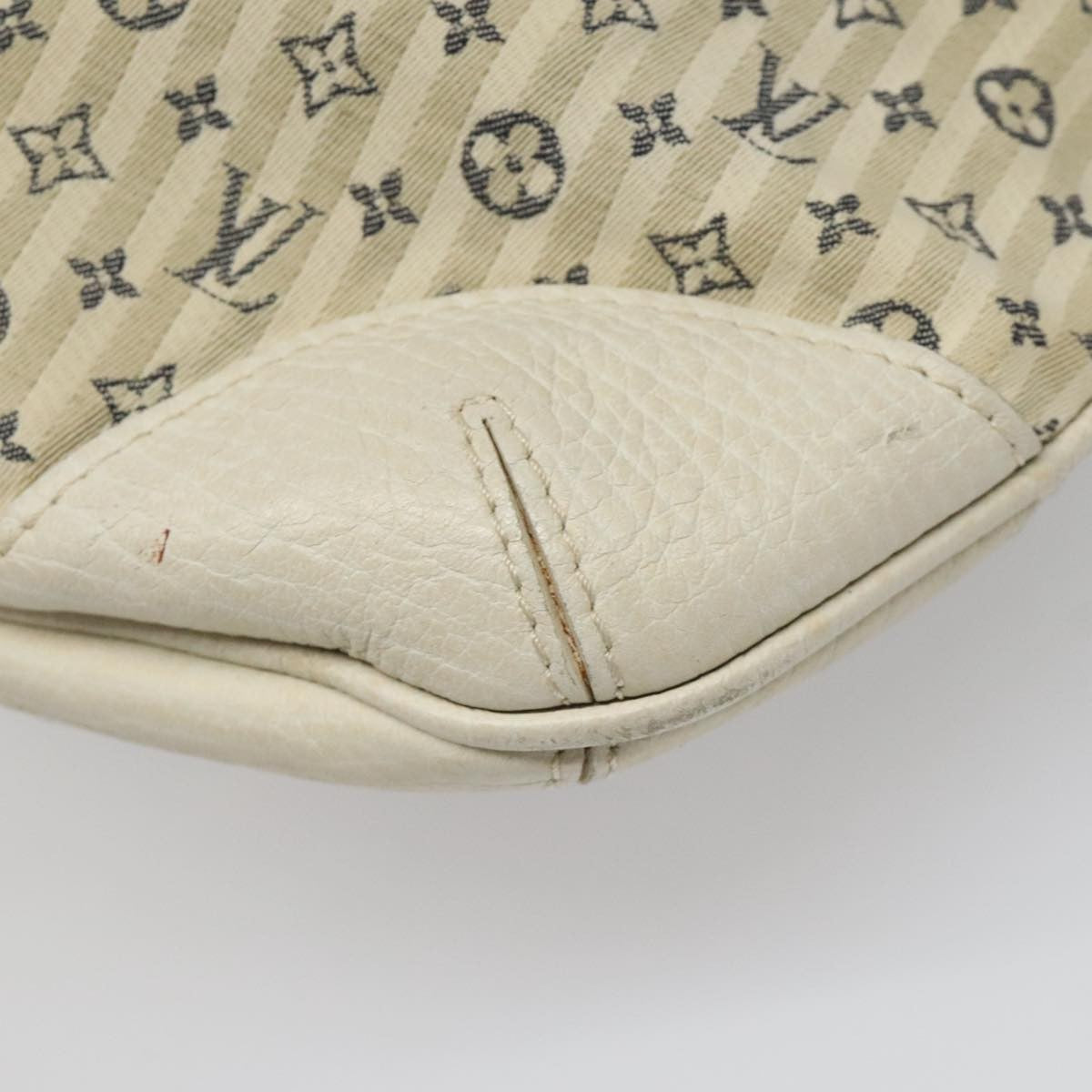 Louis Vuitton Marina Handbag Mini Lin Croisette Beige Canvas Bag (Pre-Owned)