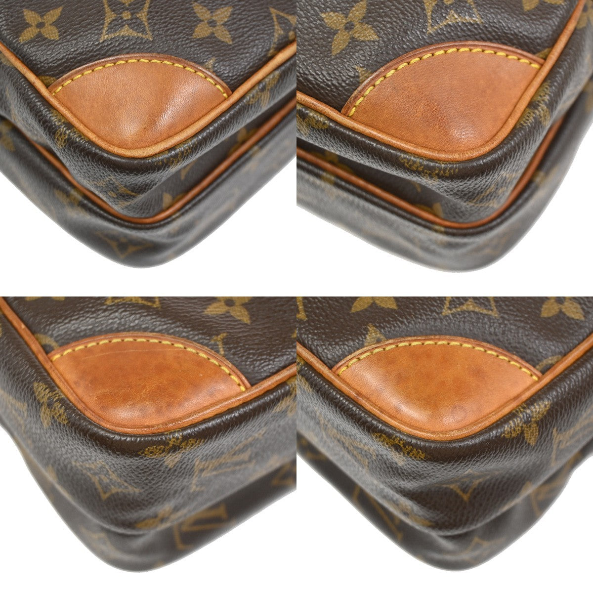 Louis Vuitton Amazone Bag Monogram Canvas Brown Canvas Shoulder Bag Bag (Pre-Owned)