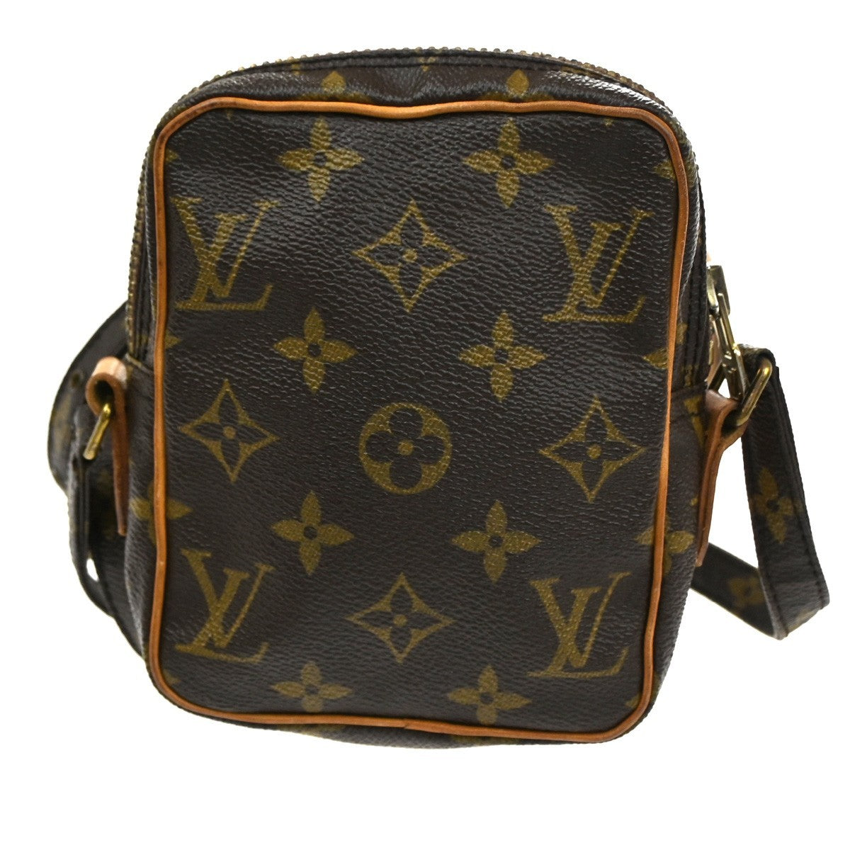 Louis Vuitton Danube Handbag Monogram Canvas Brown Canvas Clutche & Pouche Bag (Pre-Owned)