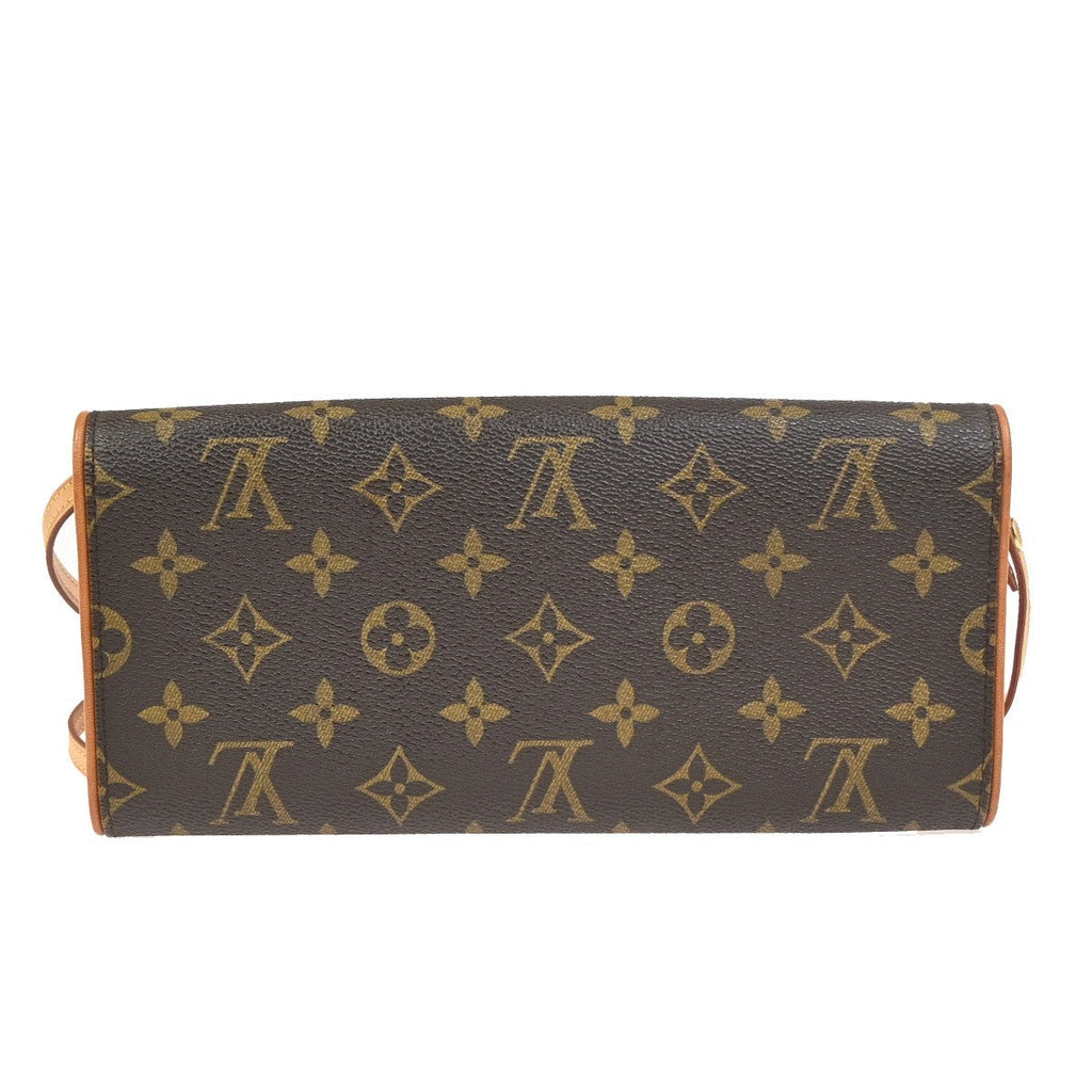 Louis Vuitton Twin Handbag Monogram Canvas Brown Canvas Clutche & Pouche Bag (Pre-Owned)