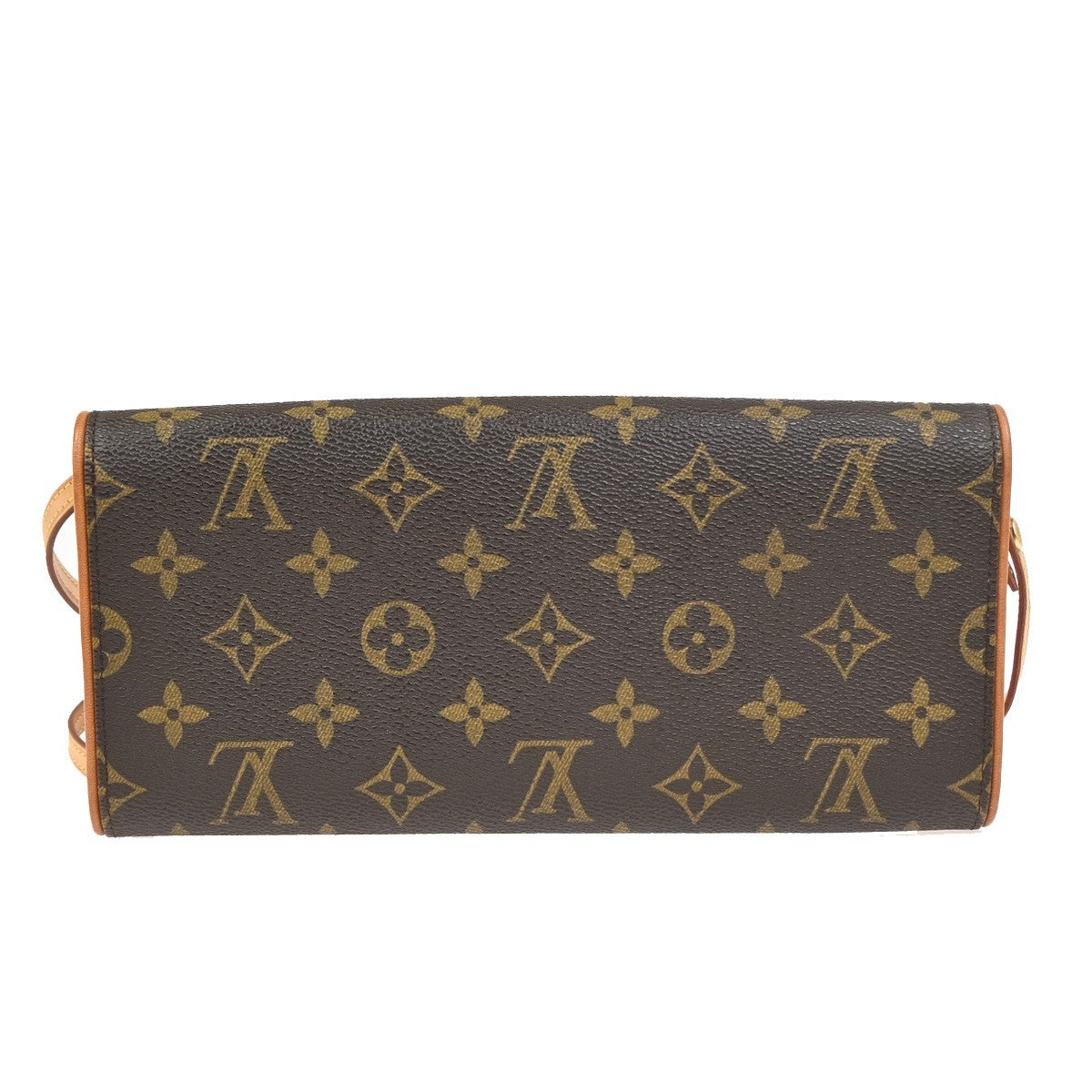 Louis Vuitton Twin Handbag Monogram Canvas Brown Canvas Clutche & Pouche Bag (Pre-Owned)