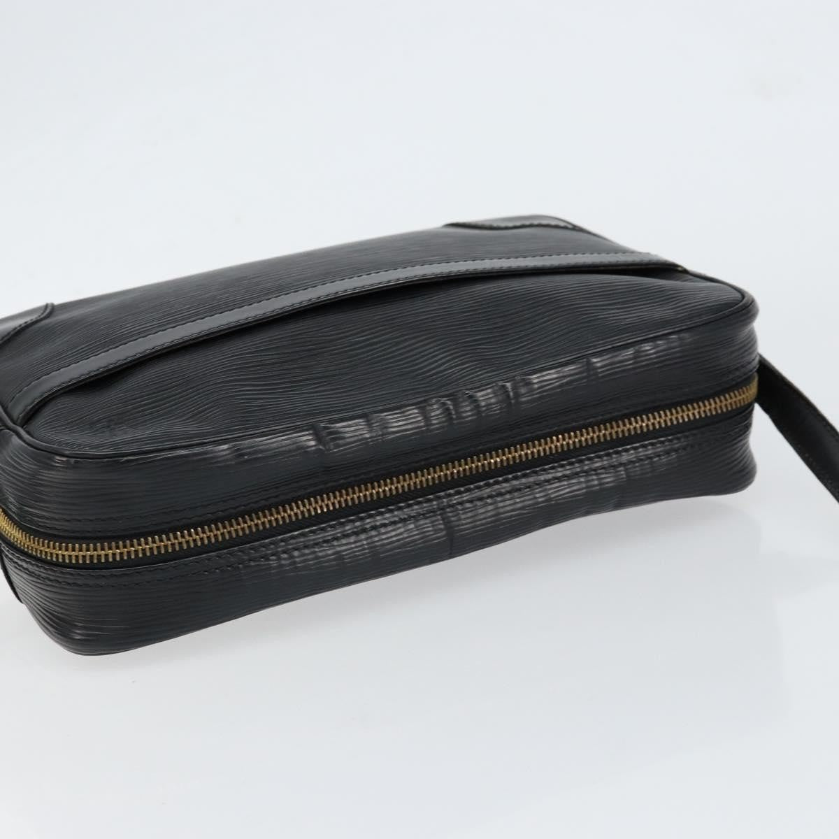 Louis Vuitton Trocadero Handbag Epi Leather Black Leather Shoulder Bag Bag (Pre-Owned)