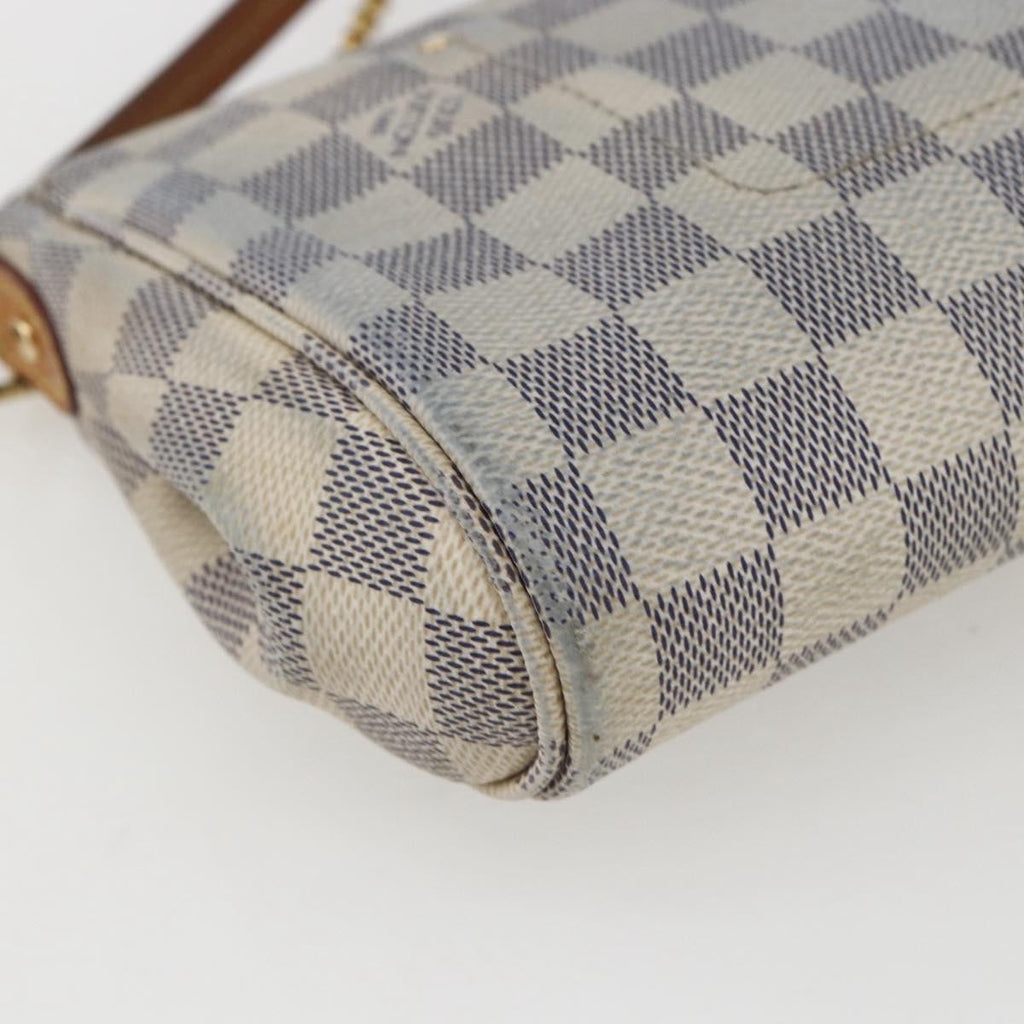 Louis Vuitton Favorite Handbag Damier White Canvas Clutche & Pouche Bag (Pre-Owned)