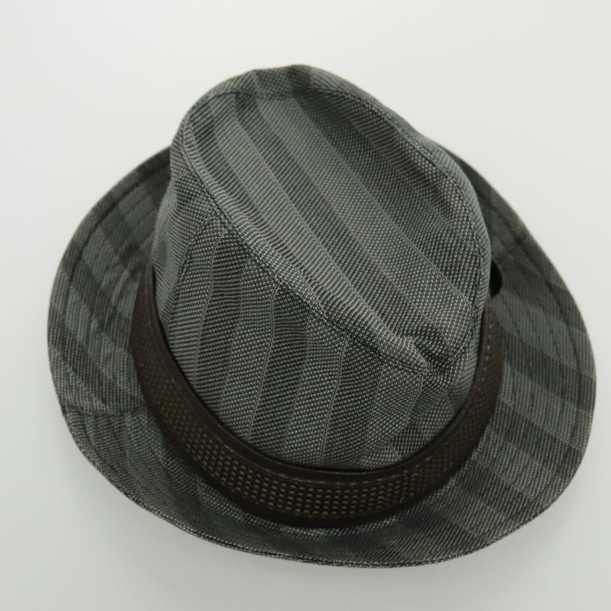 Louis Vuitton Lv Graphical Hat Cotton Gray Cotton Head Accessory Accessory (Pre-Owned)