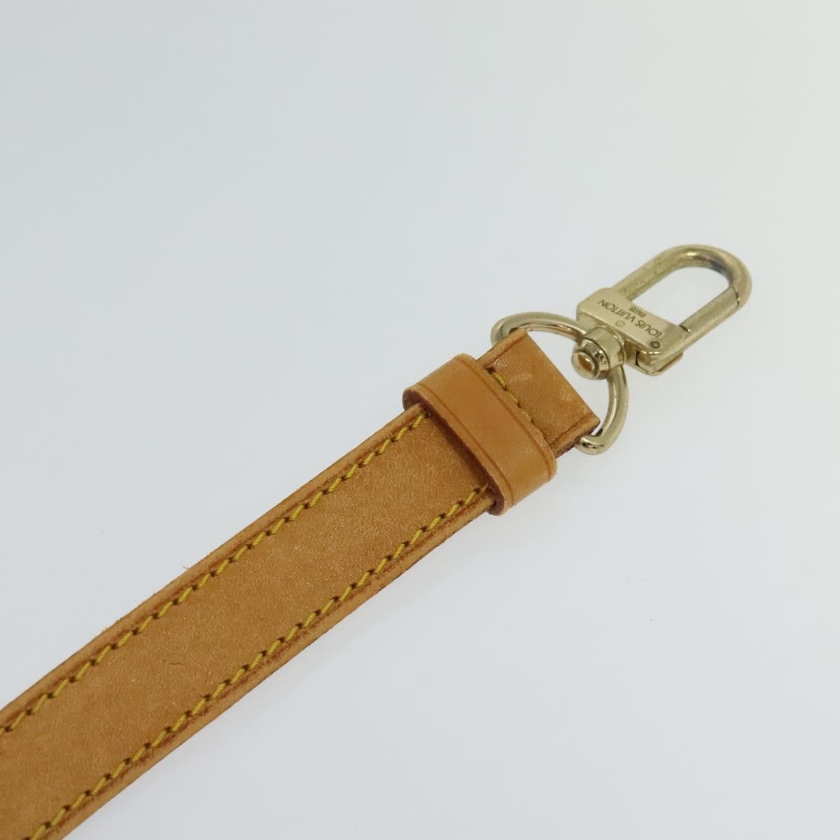 Louis Vuitton Adjustable Shoulder Strap Vachetta Leather Beige Leather Straps Accessory (Pre-Owned)